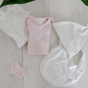Pink and White Clothing Set
